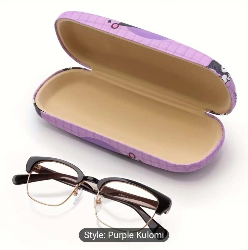 Purple Hard Shell Eyeglasses Case